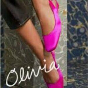 Tuckernuck Shoes Pink Satin Olivia Slingback Flats, Size 9 B